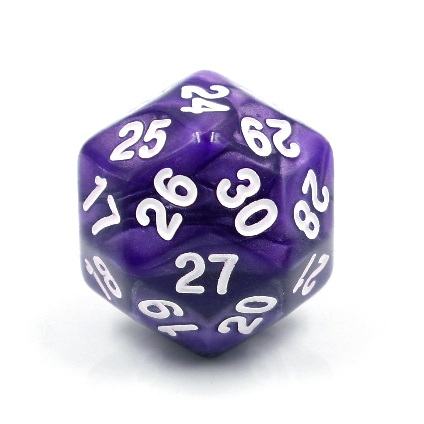 D30 Purple Pearl Single Die 30 Sided/s by HDdice / HengDadice